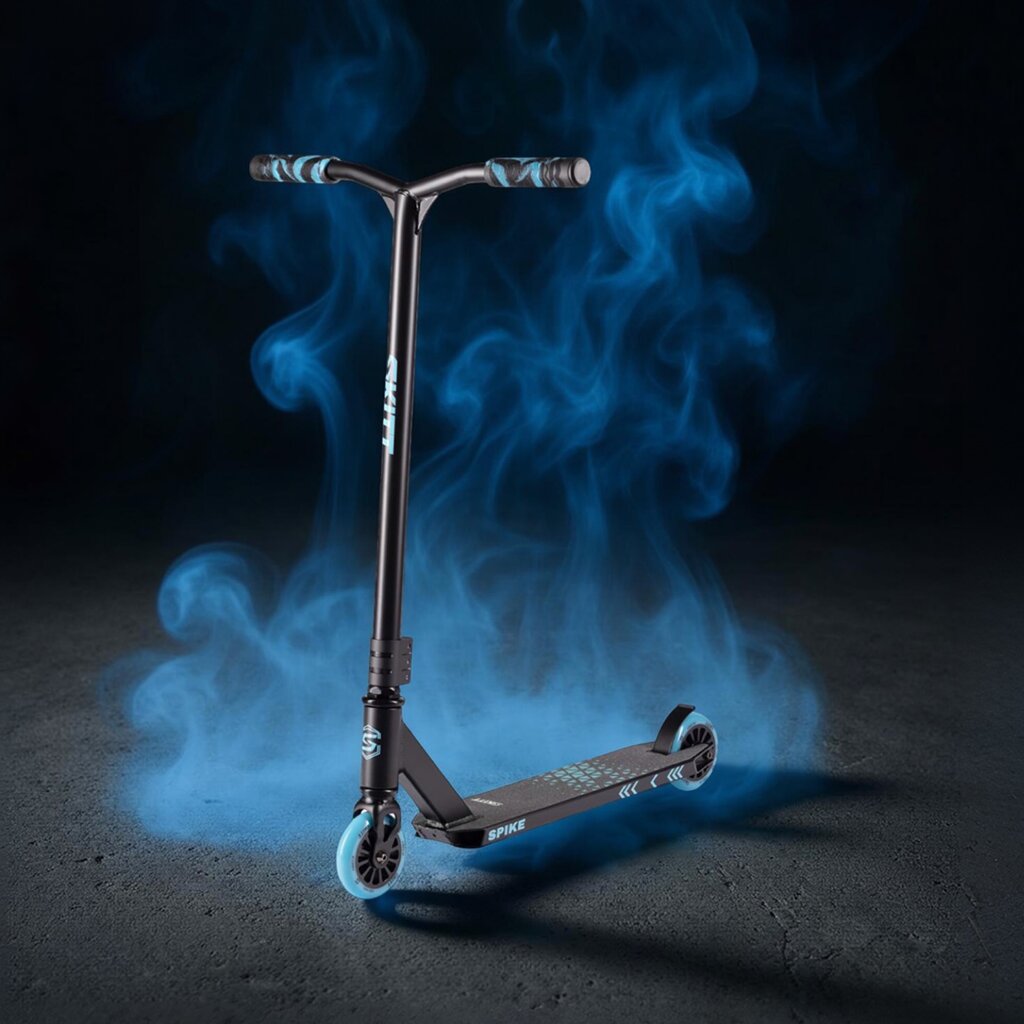 SKITT Freestyle koloběžka Spike Blue lifestyle koloběžka profil 2